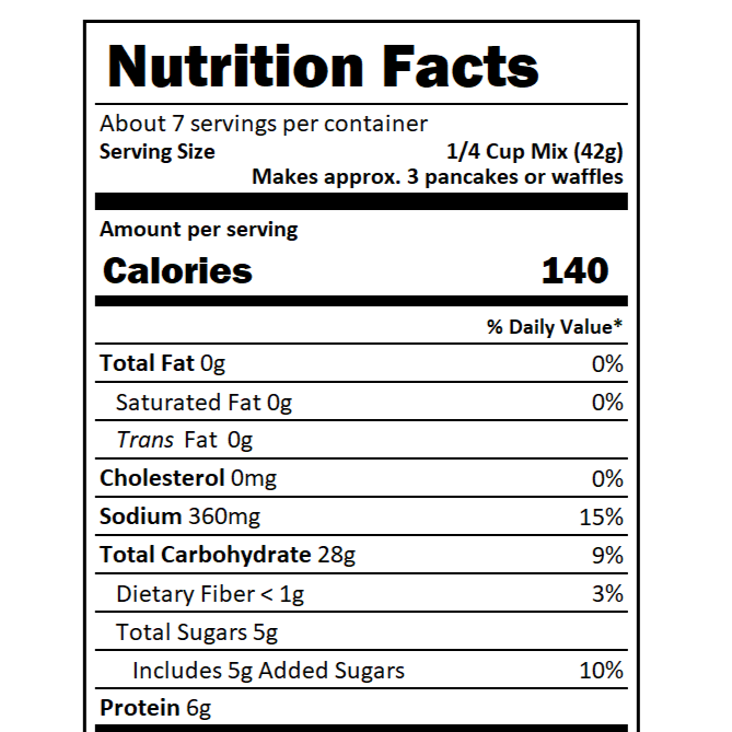 Pancake & Waffle Mix