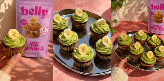 Banana Matcha Muffins