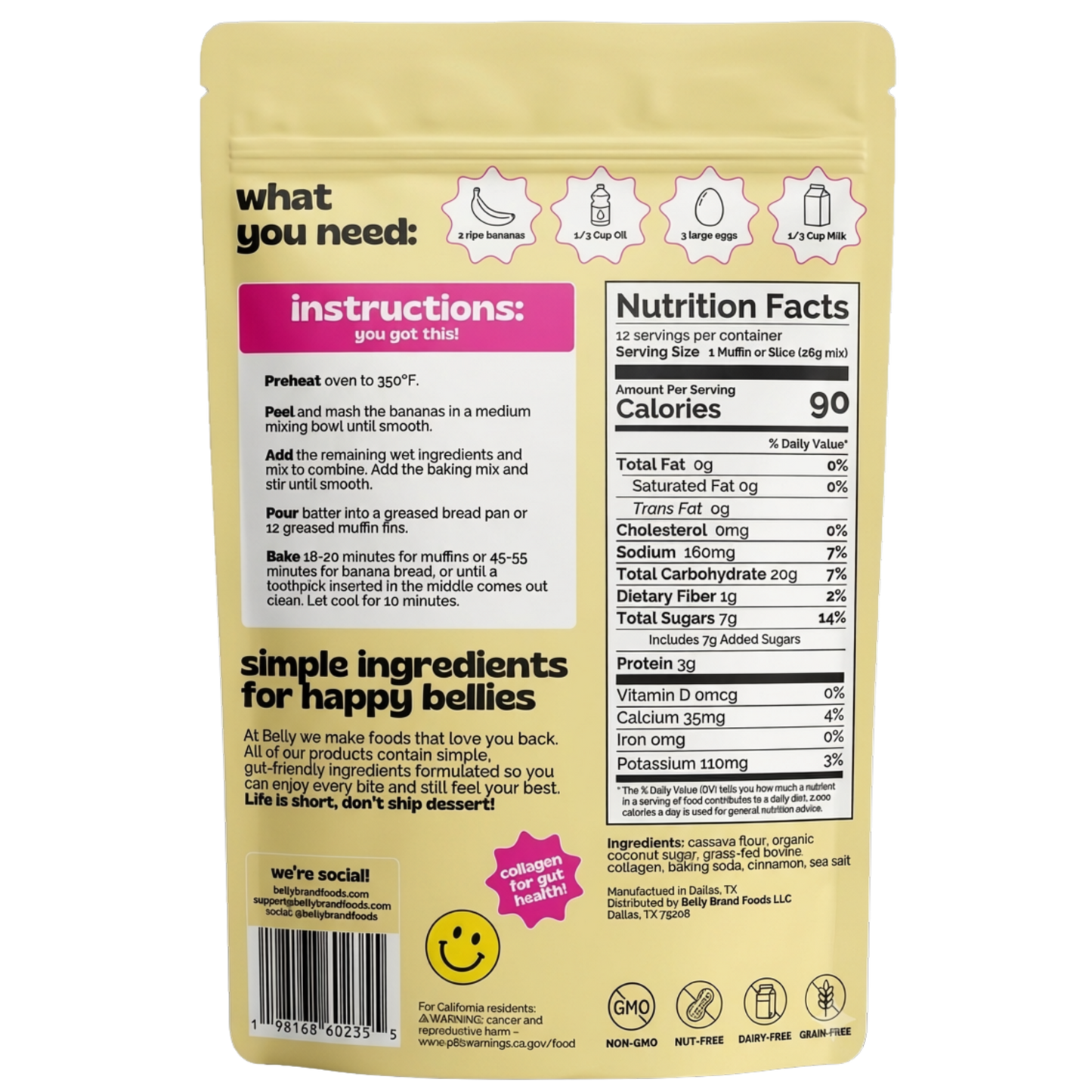 Classic Banana Bread Mix