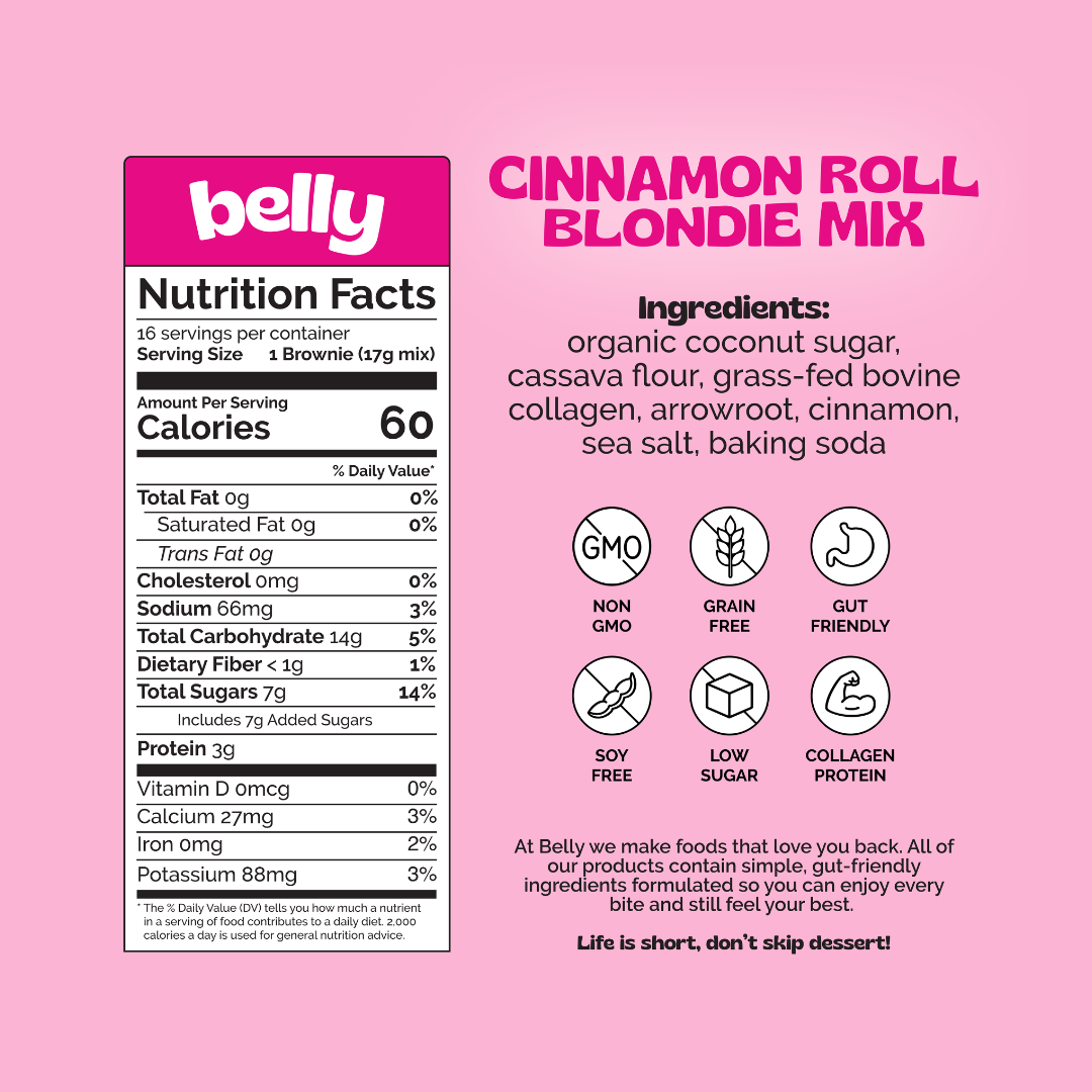 Cinnamon Roll Blondie Mix