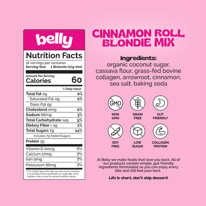 Cinnamon Roll Blondie Mix